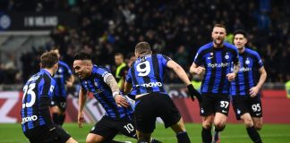 L’Inter vince il derby 1-0, il Milan perde ancora