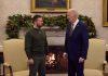 Biden a sorpresa a Kiev incontra il presidente ucraino Zelensky