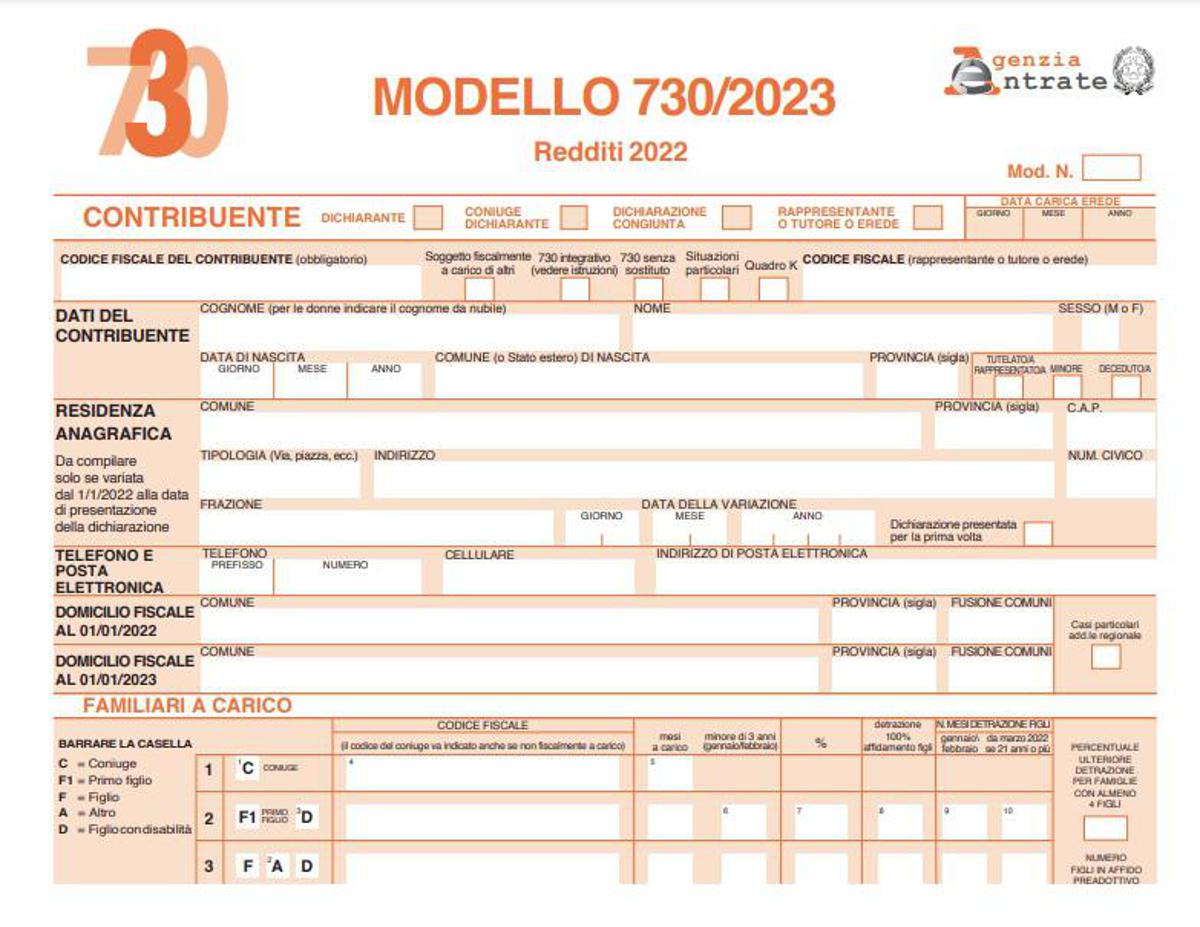 Dichiarazione Redditi 2023, 730: Novità, Scadenza, Istruzioni ...