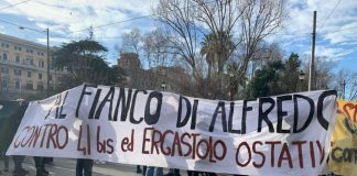 Cospito, corteo a Roma. Presidio davanti a carcere Opera