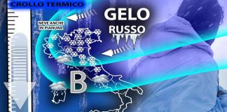 Da domenica gelo russo, termometri giù di 15°C e neve in pianura
