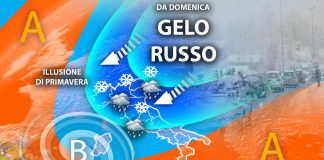 Meteo, torna il gelo. Siccità: dovrebbe piovere tutta la Quaresima per colmare il deficit