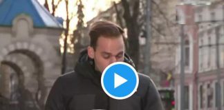 Ucraina, giornalista si ‘becca’ bacio in diretta – Video
