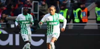 Sassuolo-Atalanta 1-0, gol di Lauriente