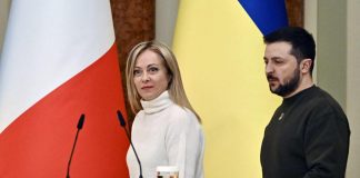 Meloni a Zelensky: “Con l’Ucraina fino alla fine”