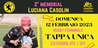 Rugby femminile: domenica a Viadana il “Memorial Luciana Casolin” con 300 atlete