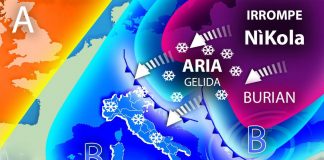 Meteo, arriva ribaltone con gelo dalla Russia e tracollo delle temperature