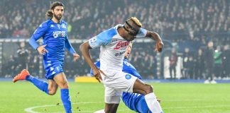 Empoli-Napoli 0-2, autorete di Ismajli e gol di Osimhen