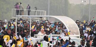 Sud Sudan, più di 70 mila alla messa del Papa a Giuba