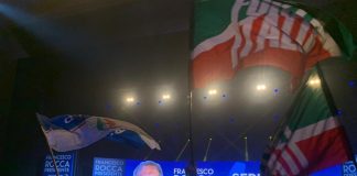 Regionali Lazio, in oltre 2mila all’Auditorium: per Rocca Meloni e big governo
