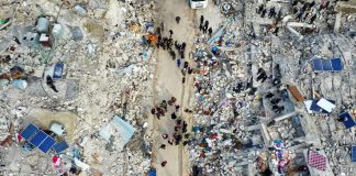 Terremoto Turchia e Siria, sale a a 4.890 il numero delle vittime