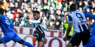 Udinese-Sassuolo 2-2, autogol di Perez