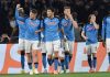 Napoli-Eintracht 3-0, partenopei ai quarti di Champions