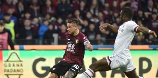 Salernitana e Bologna si dividono la posta, 2-2 all’Arechi