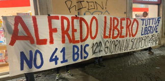 Cospito, la lettera dal carcere: “Porterò avanti mia lotta”