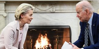 Usa-Ue, Von der Leyen: “Con Biden colloqui molto costruttivi”