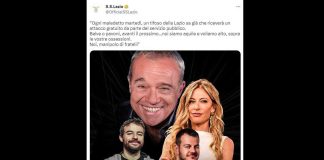 Sfottò alla Lazio, società ‘bacchetta’ Belve e Rai in un tweet