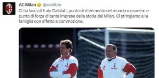 E’ morto Italo Galbiati, lo storico vice di Fabio Capello aveva 85 anni