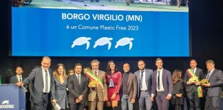 Borgo Virgilio premiato a Bologna come Comune “plastic free”