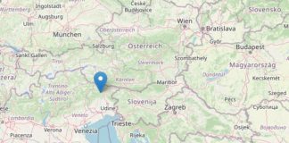 Terremoto oggi in provincia di Udine