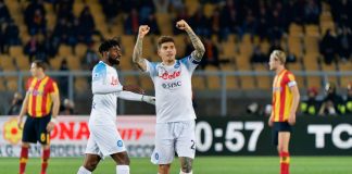 Il Napoli rialza la testa e vince a Lecce 2-1