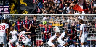 Pobega risponde a Sansone, Bologna-Milan 1-1
