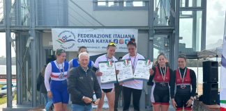 Canoa, un argento e un bronzo per la Canottieri a Sabaudia