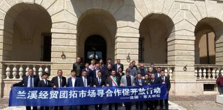 A Sabbioneta una delegazione della città cinese di Lanxi: stretto accordo di cooperazione