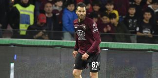 Salernitana-Inter 1-1, gol di Gosens e Candreva