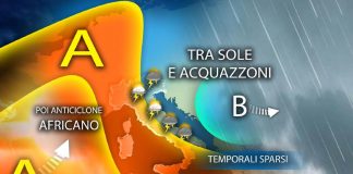25 aprile tra sole e acquazzoni, poi arriva l’anticiclone africano: previsioni meteo