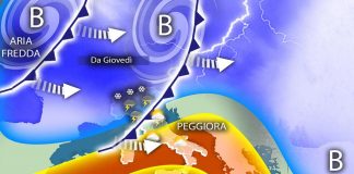 Meteo, peggiora da giovedì: weekend a rischio piogge