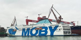 Consegnato in Cina Moby Fantasy, il traghetto passeggeri più grande al mondo