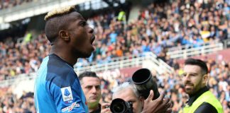 Napoli, infortunio Osimhen: obiettivo rientro per la Champions