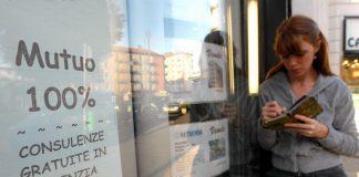 Mutui, Bankitalia: a febbraio tassi salgono al 4,12%