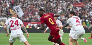 Roma-Milan 1-1, gol al fotofinish di Abraham e Saelemaekers