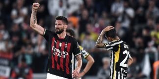 Giroud decide la sfida in casa Juve, rossoneri in Champions