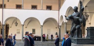 A Pisa una delegazione di Curtatone rende omaggio ai volontari del 1848