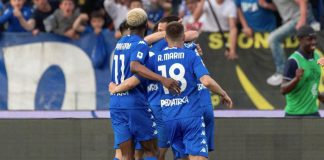 Empoli-Salernitana 2-1, match deciso da Cambiaghi e Caputo