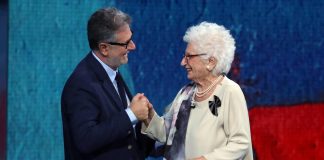 Liliana Segre: “Ringrazio il mio amico Fabio Fazio”