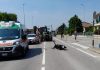 Mancata precedenza, scontro tra moto e auto sulla Goitese: centauro 69enne all’ospedale
