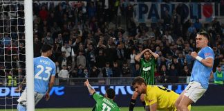 Lazio-Sassuolo 2-0, festa scudetto Napoli rinviata