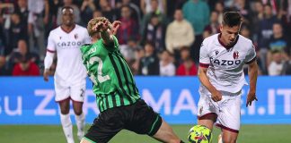 Sassuolo-Bologna 1-1, Dominguez risponde a Berardi