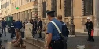 Roma, nuovo blitz Ultima Generazione a Palazzo Madama: bloccati