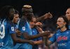 Napoli-Sampdoria 2-0, gol di Osimhen e Simeone per festa scudetto