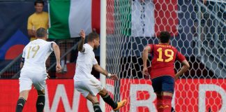 Azzurri ko all’88°, Spagna in finale di Nations League