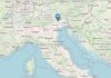 Terremoto oggi in provincia di Treviso, scossa registrata a Fregona