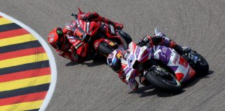 MotoGp Germania 2023, Martin vince davanti a Bagnaia
