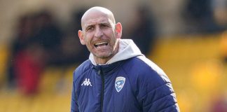 La panchina del Mantova a Davide Possanzini