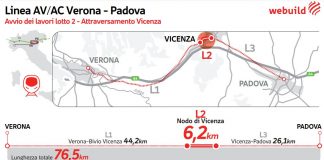 Webuild, firmato il contratto per l’attraversamento di Vicenza