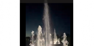 Si scoprono le fontane del nuovo parco del Te – Video